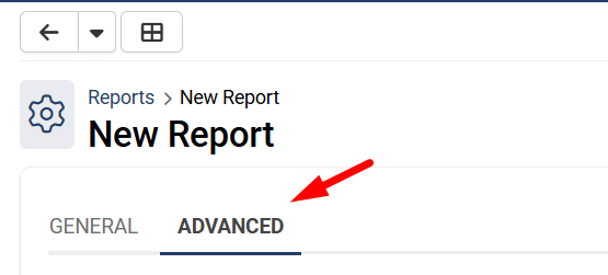 Advanced tab