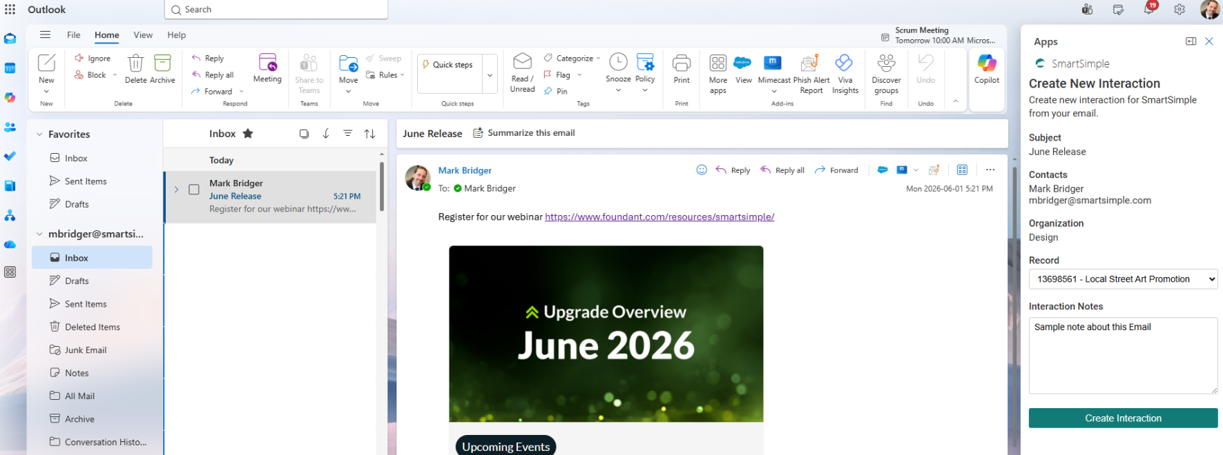 Outlook Add-in example