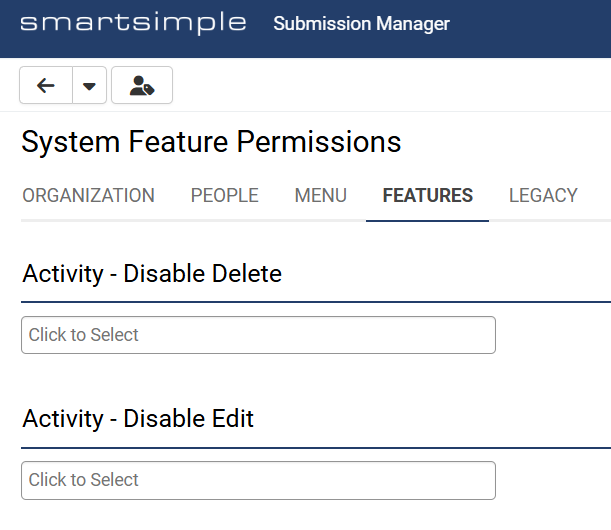 Activity - Disable Delete and Activity - Disable Edit fields