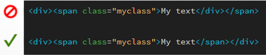 nested tags