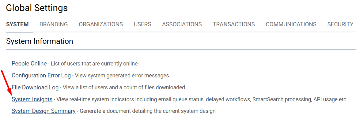 System Insights