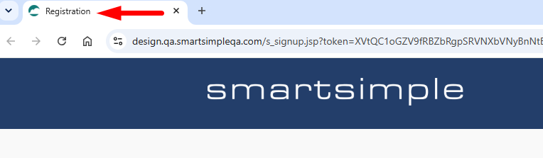 Page title tab display