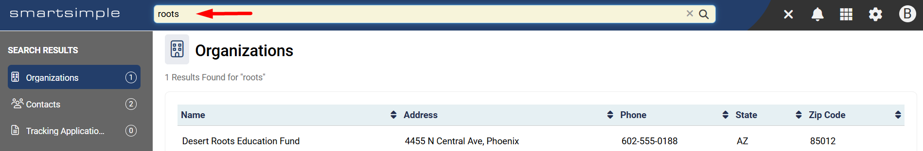 Search Panel