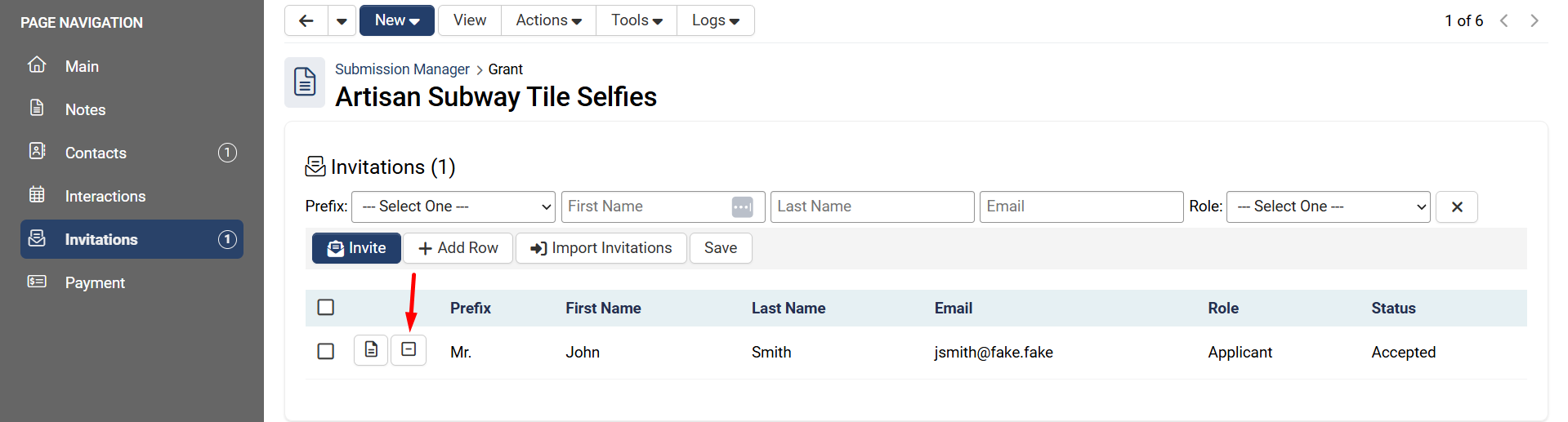 revoke invite
